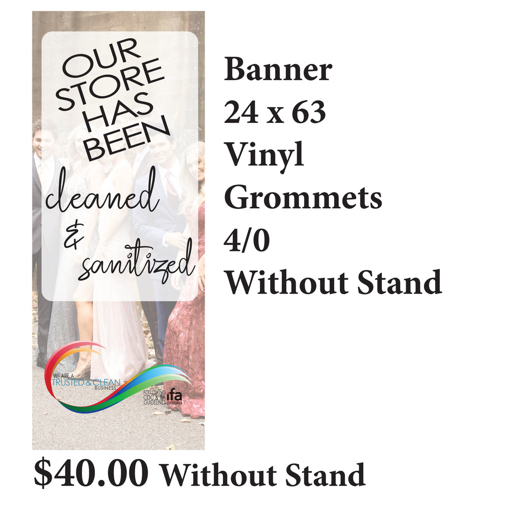 Copy of 24x63 Banner Without Stand