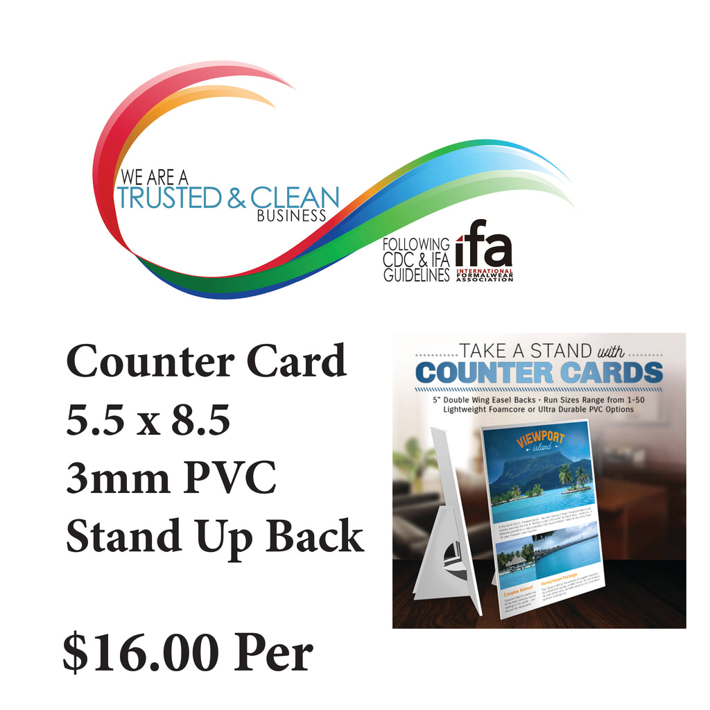 Trusted Clean Counter Card